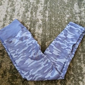 Splendid Blue Camo Leggings